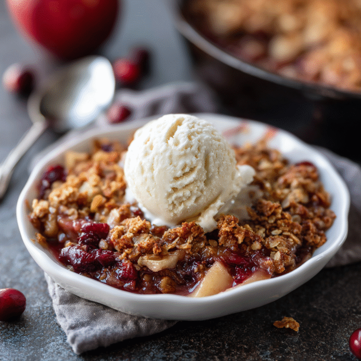 The Best Cranberry Apple Crisp Recipe