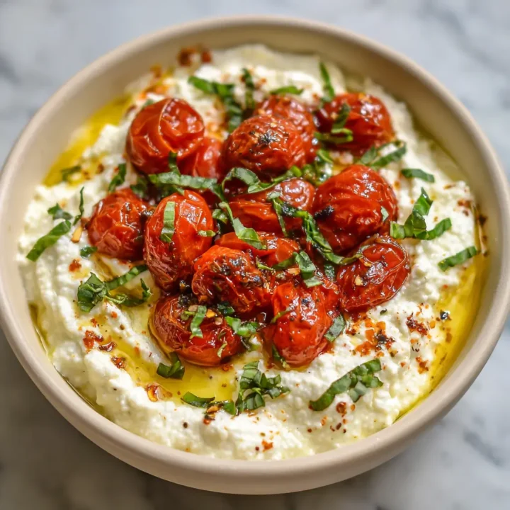 Whipped Feta Dip with Roasted Tomatoes Recipe