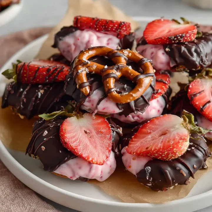 Strawberry Yogurt Pretzel Bites A Sweet and Salty Snack