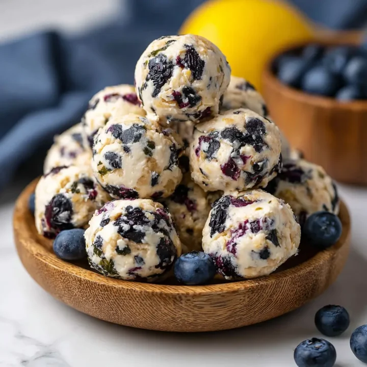 Blueberry Cheesecake Protein Bites Recipe