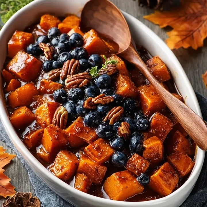 Walnut Maple Roasted Sweet Potatoes A Deliciously