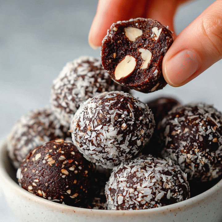 No-Bake Brownie Bites Recipe
