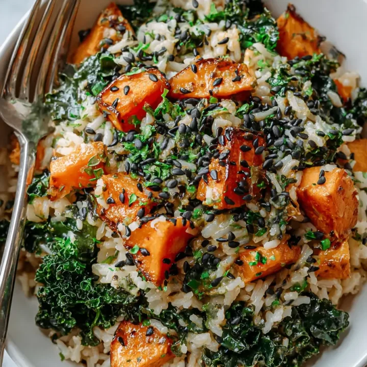 Kale & Sweet Potato Wild Rice Bowl A Nutritious Delight