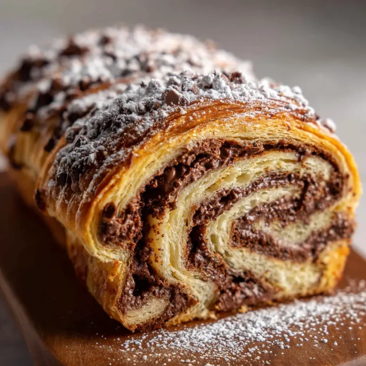 Chocolate Croissant Loaf