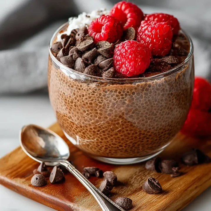Chocolate Chia Seed Pudding with Berries: A Healthy and Delicious Treat