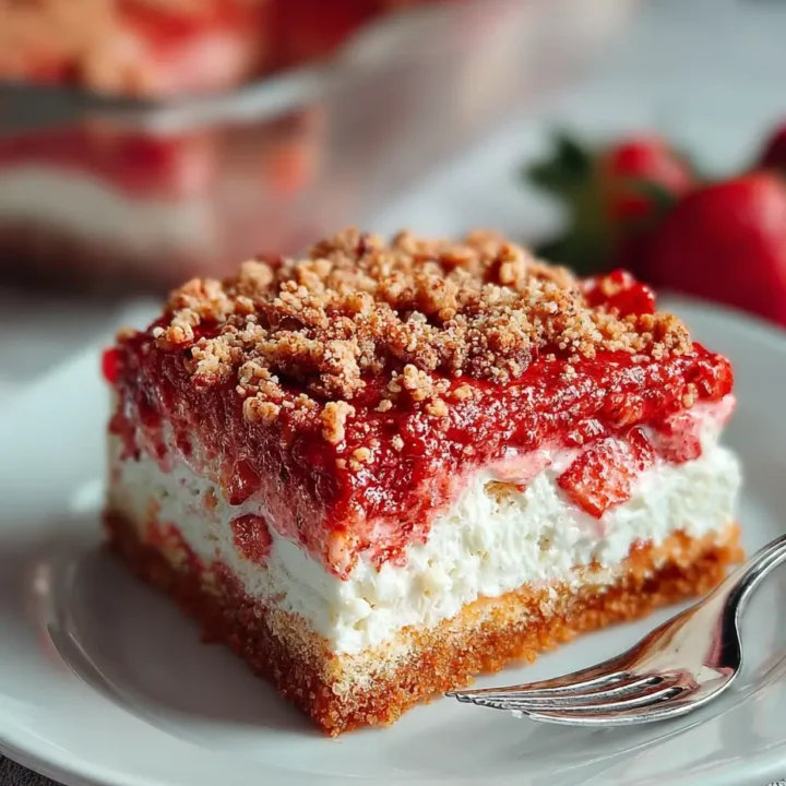 Strawberry Crunch Brownies