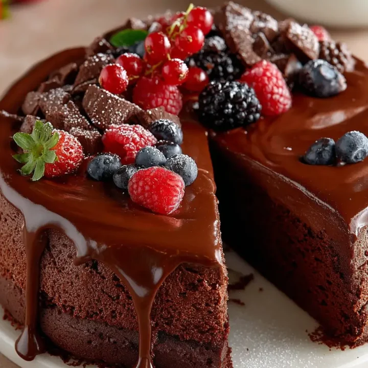 Dark Chocolate Mousse Cake: A Luxurious Dessert