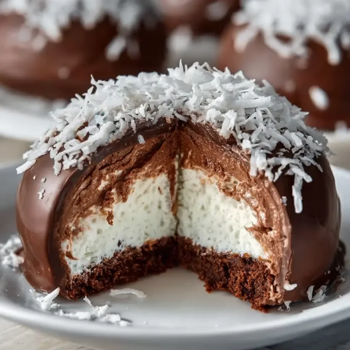 Coconut Dome with Chocolate