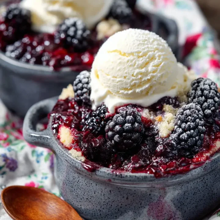 Sugar Cookie Berry Cobbler